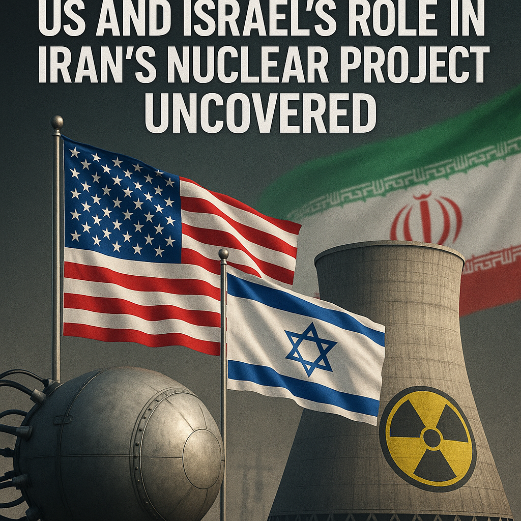 Illustration of US and Israel's Role in Iran's Nuclear Project Uncovered