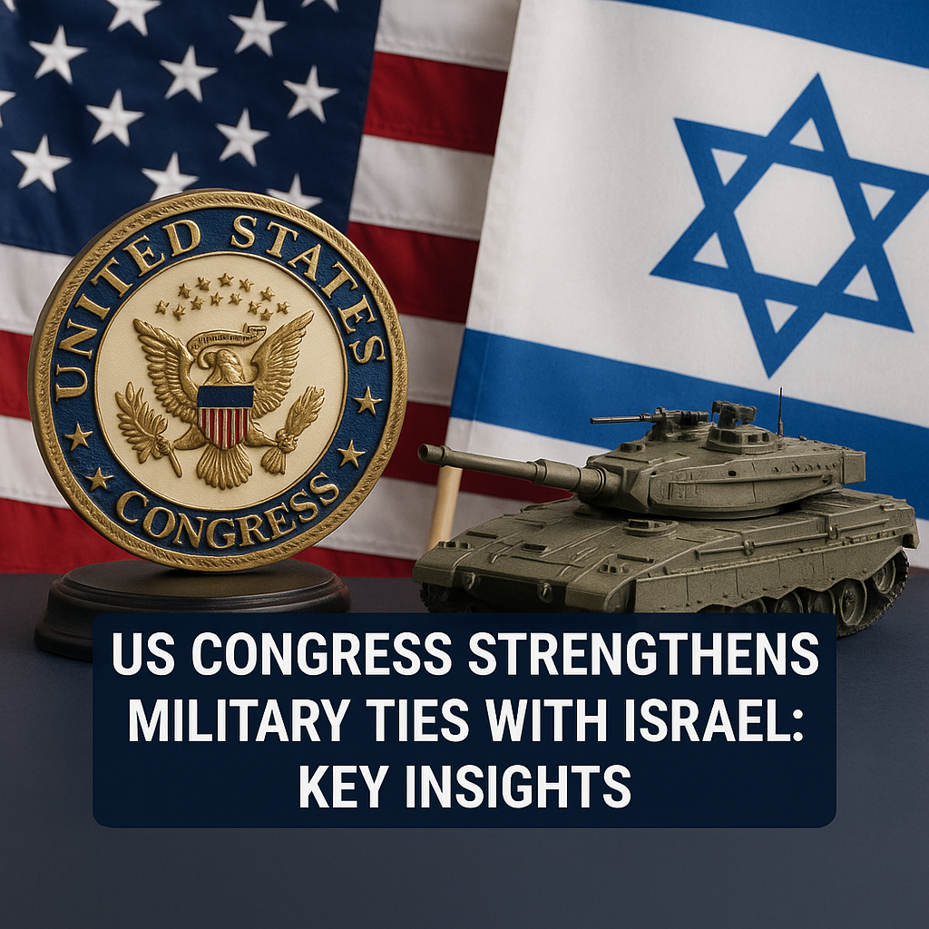 Illustration of US Congress Strengthens Military Ties with Israel: Key Insights