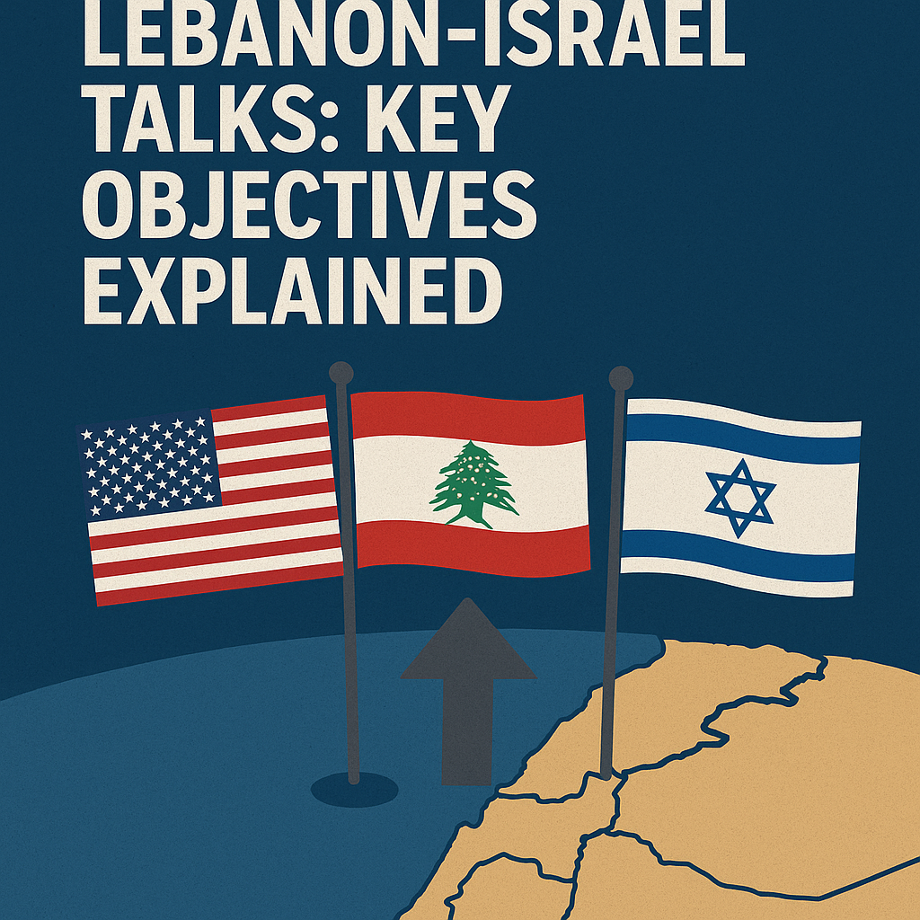 Illustration of US Goals for Lebanon-Israel Talks: Key Objectives Explained