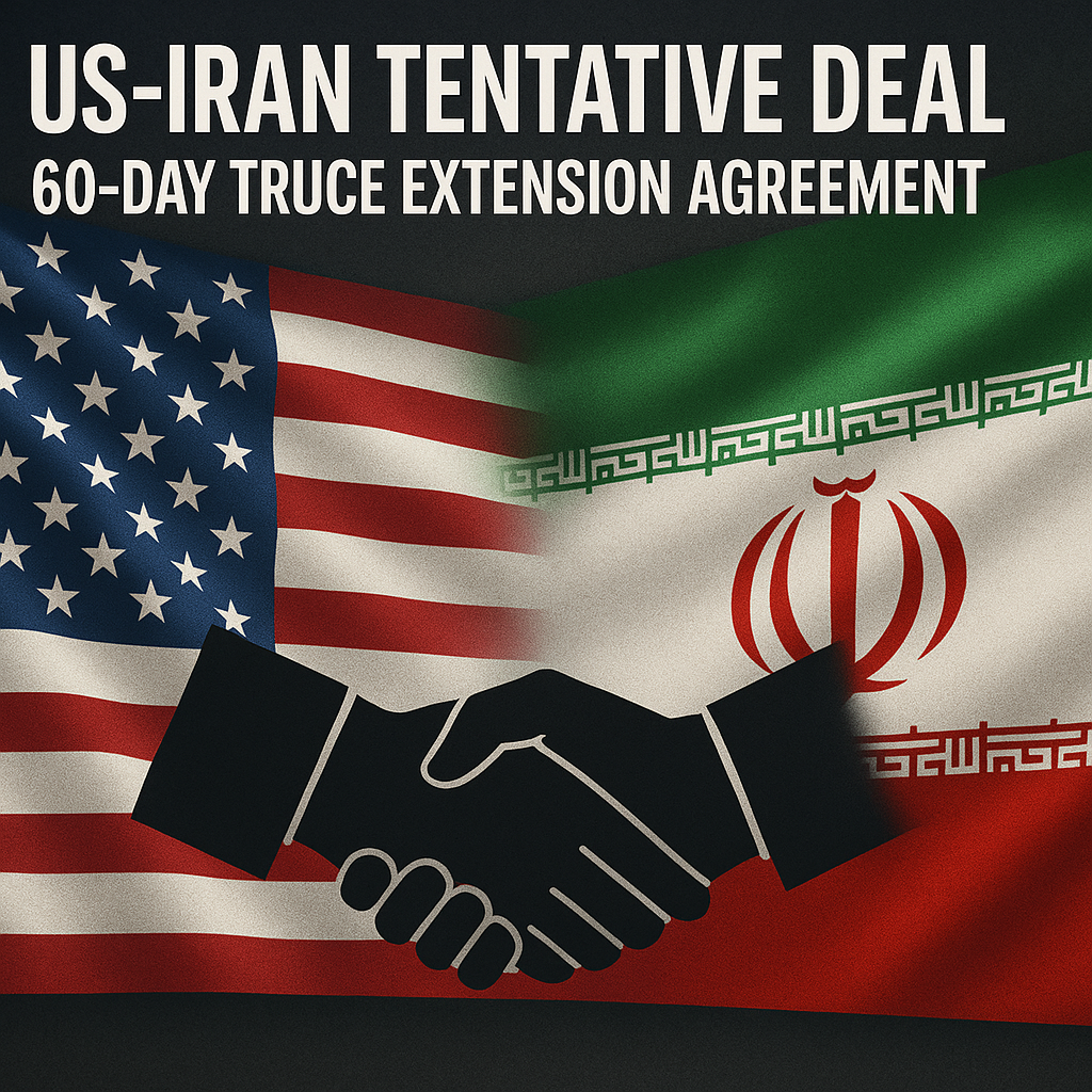 Illustration of US-Iran Tentative Deal: 60-Day Truce Extension Agreement