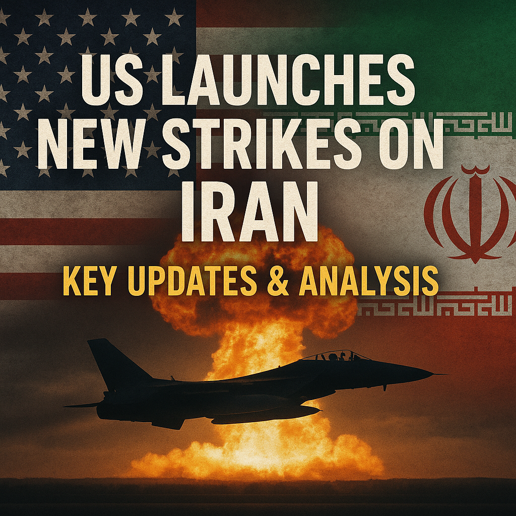 Illustration of US Launches New Strikes on Iran: Key Updates & Analysis