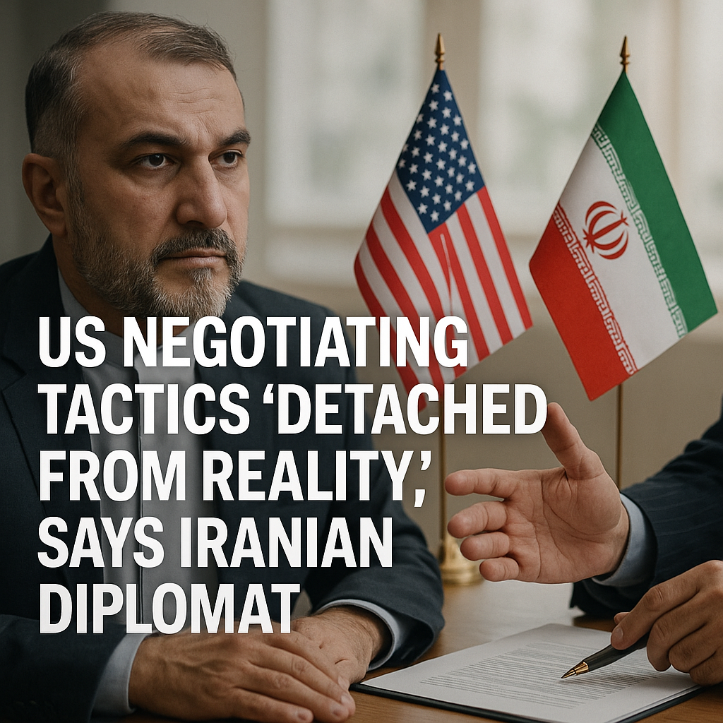 Illustration of US Negotiating Tactics 'Detached from Reality', Says Iranian Diplomat