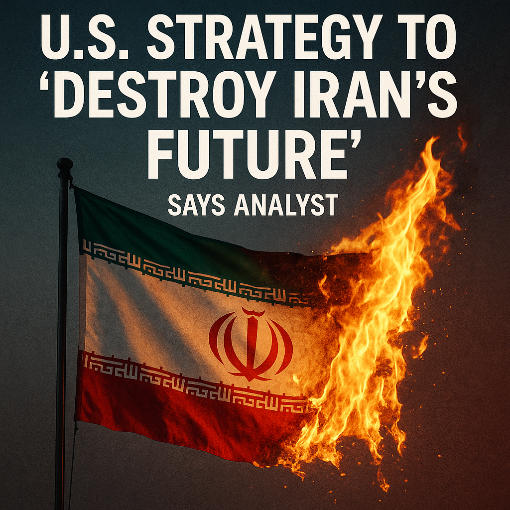 Illustration of US Strategy to 'Destroy Iran's Future', Says Analyst