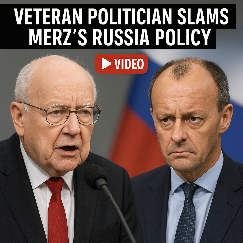 Illustration of Veteran Politician Slams Merz’s Russia Policy (VIDEO)