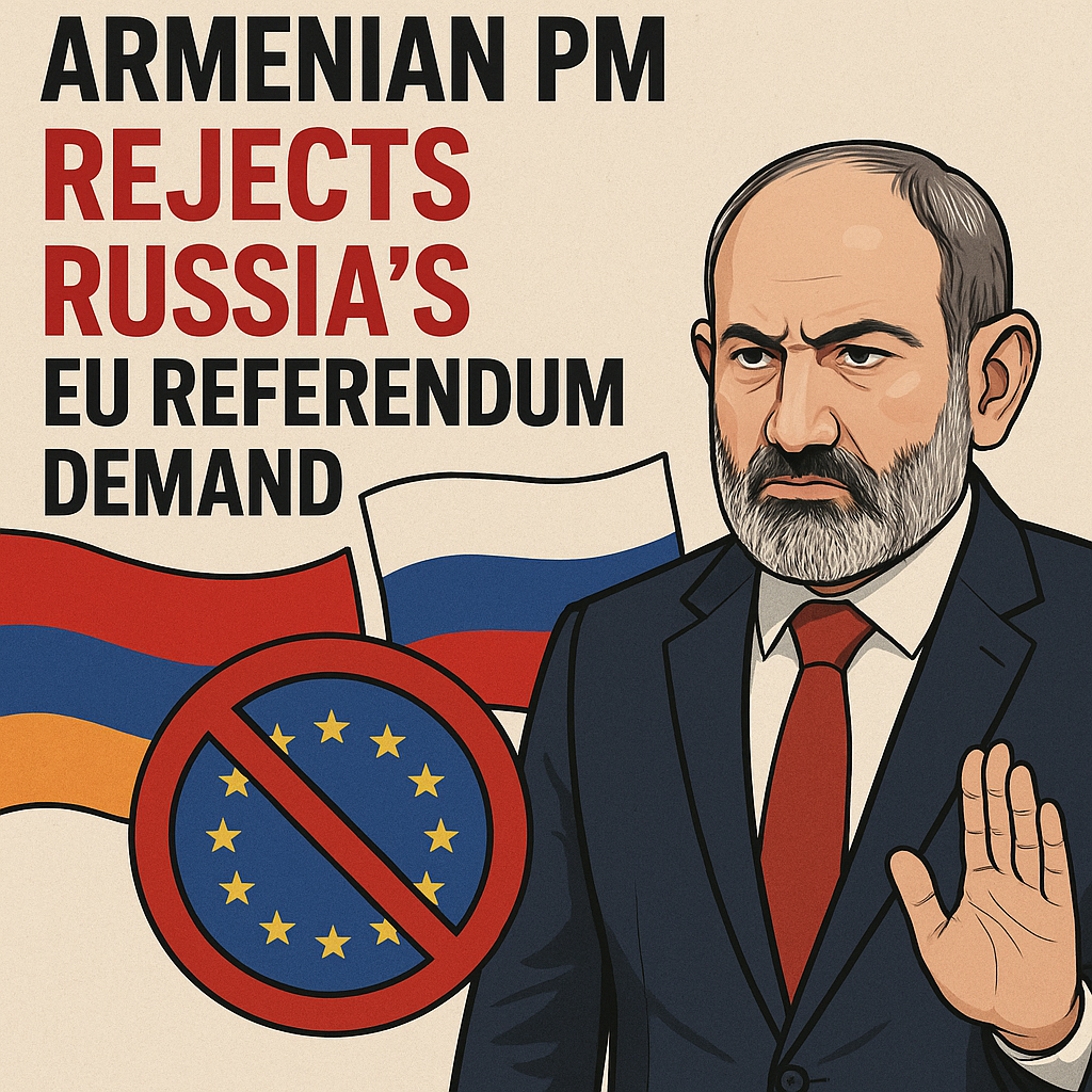 Illustration of Armenian PM Rejects Russia's EU Referendum Demand