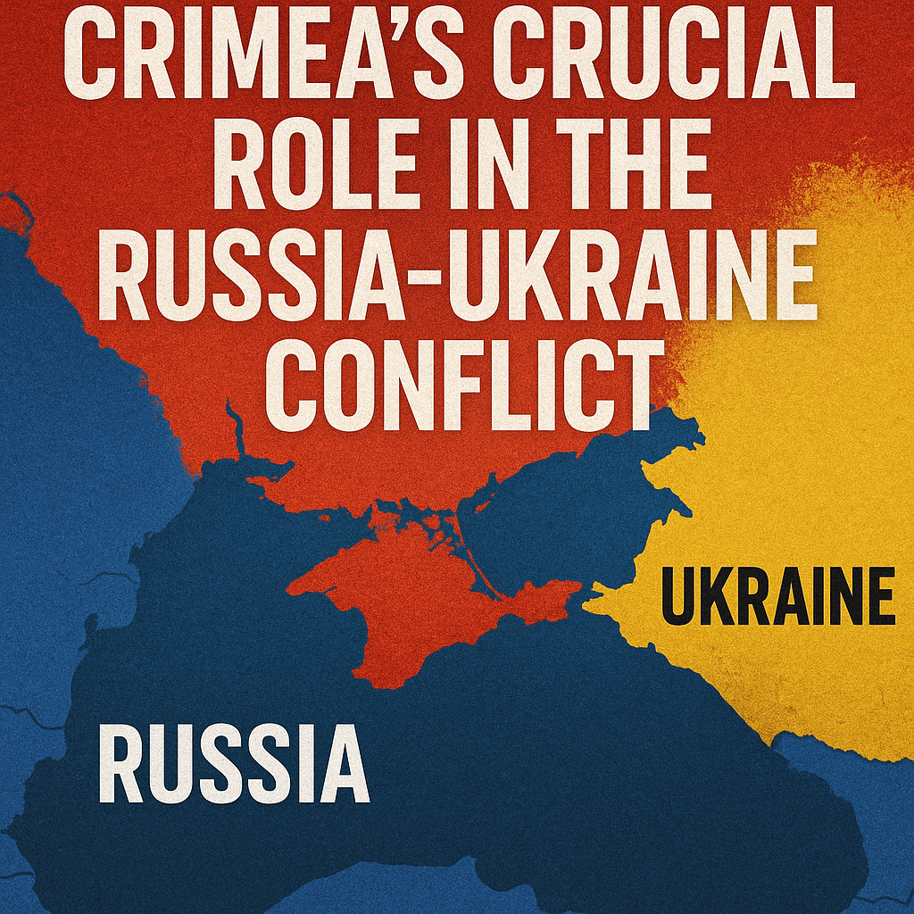 Illustration of Crimea's Crucial Role in the Russia–Ukraine Conflict