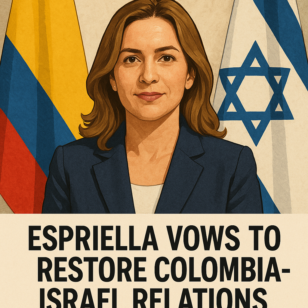 Illustration of Espriella Vows to Restore Colombia-Israel Relations