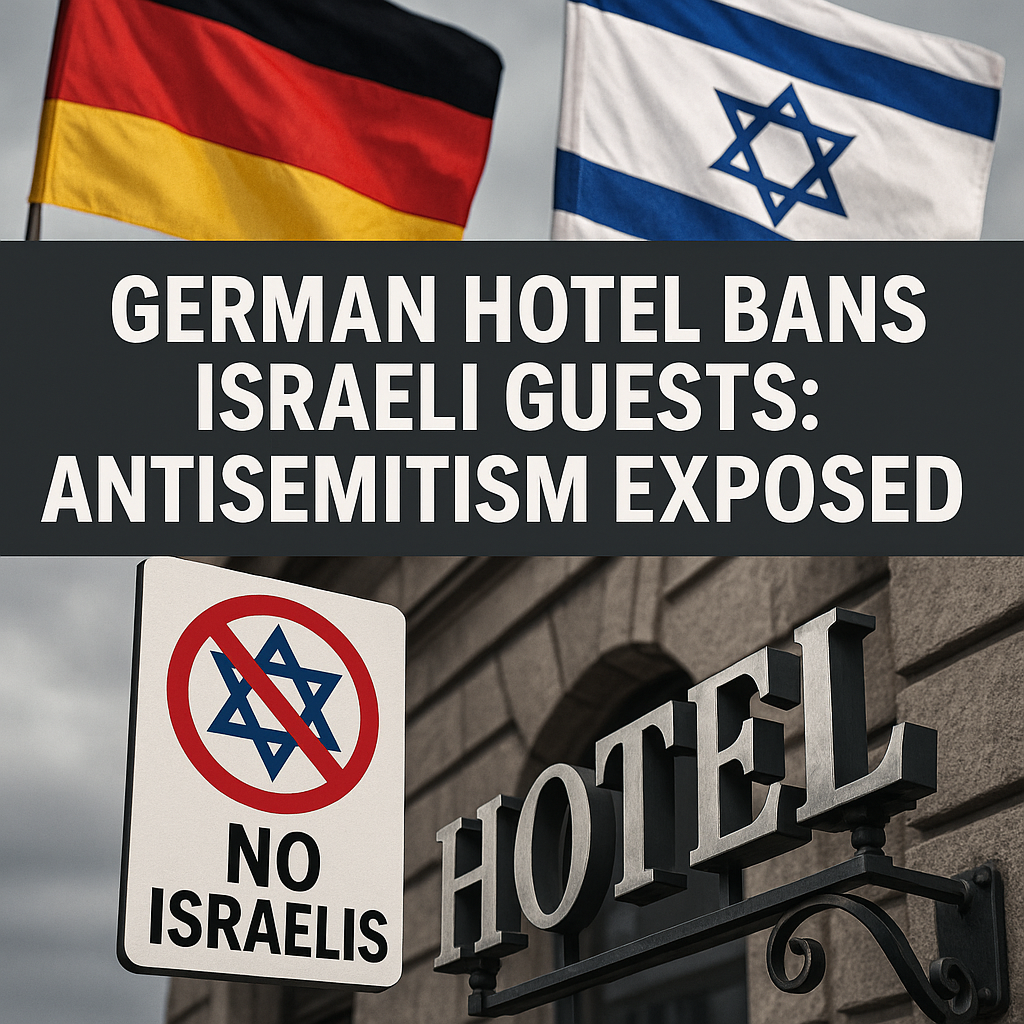 Illustration of German Hotel Bans Israeli Guests: Antisemitism Exposed