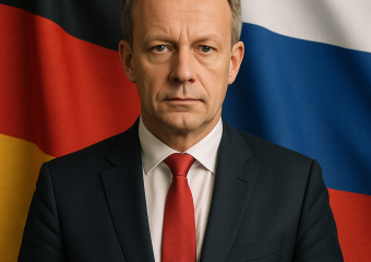Illustration of Germany's Popular Party Leader Aims to Renew Ties with Russia