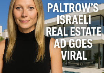 Illustration of Gwyneth Paltrow's Israeli Real Estate Ad Goes Viral