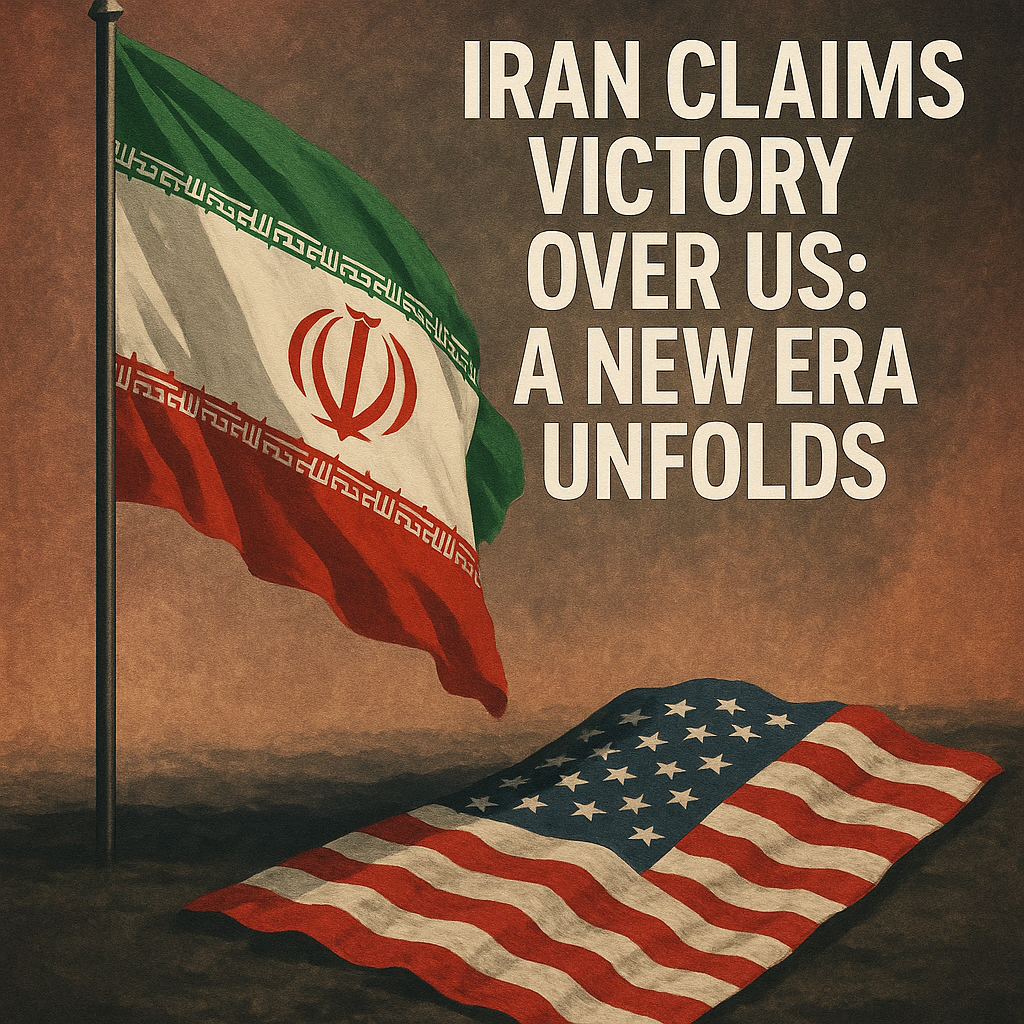 Illustration of Iran Claims Victory Over US: A New Era Unfolds