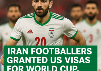 Illustration of Iran Footballers Granted US Visas for World Cup, Confirms White House