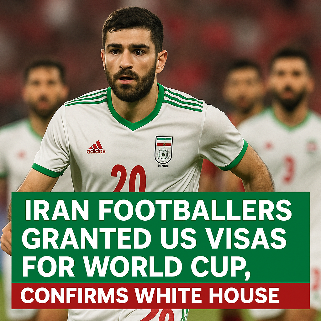 Illustration of Iran Footballers Granted US Visas for World Cup, Confirms White House