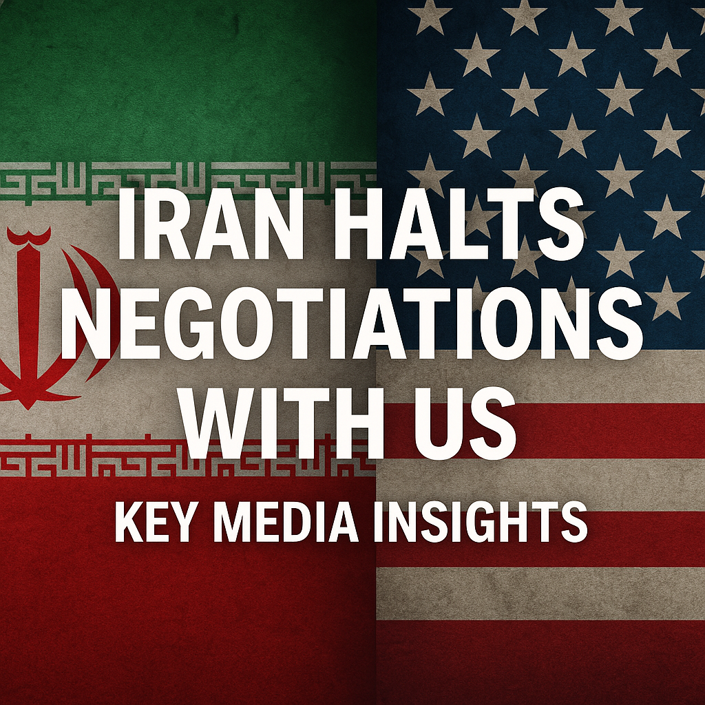 Illustration of Iran Halts Negotiations with US – Key Media Insights