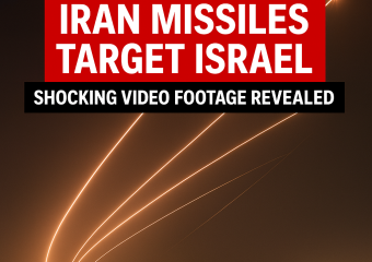 Illustration of Iran Missiles Target Israel: Shocking Video Footage Revealed