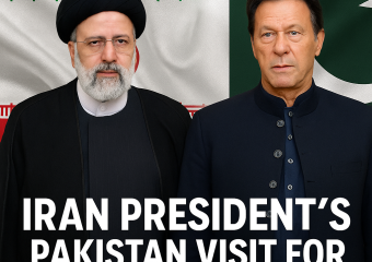 Illustration of Iran President's Pakistan Visit for Peace Talks