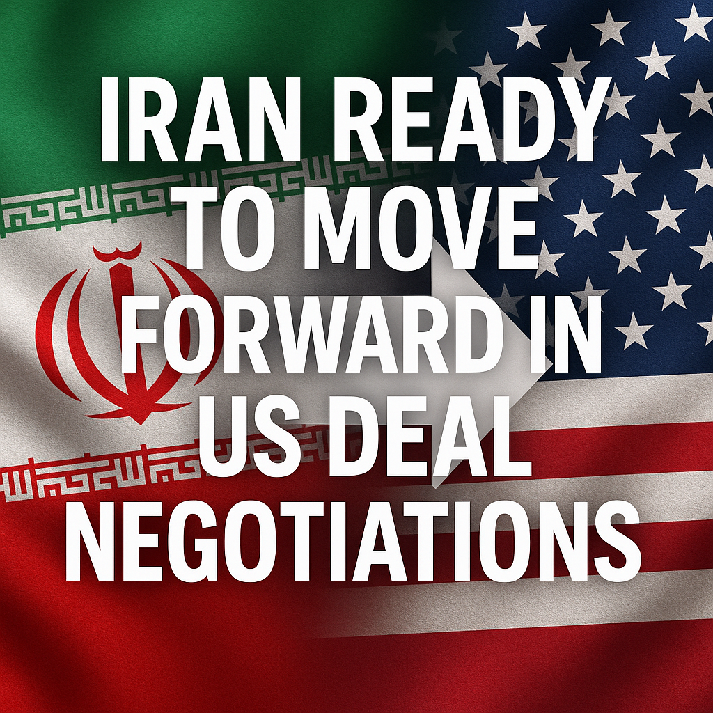 Illustration of Iran Ready to Move Forward in US Deal Negotiations
