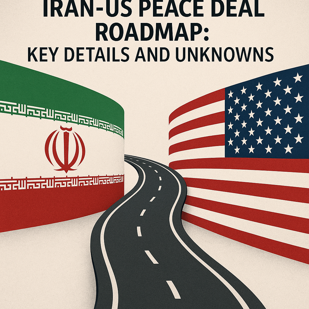 Illustration of Iran-US Peace Deal Roadmap: Key Details and Unknowns