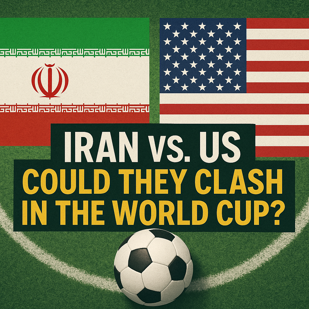 Illustration of Iran vs. US: Could They Clash in the World Cup?