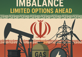 Illustration of Iran's Energy Imbalance: Limited Options Ahead