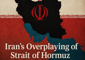 Illustration of Iran's Overplaying of Strait of Hormuz Will Create Pariah State