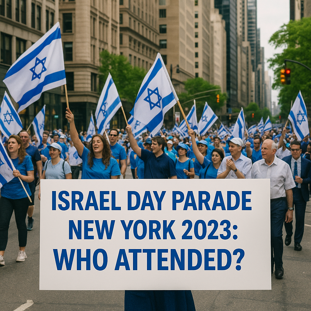 Illustration of Israel Day Parade New York 2023: Who Attended?
