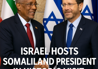 Illustration of Israel Hosts Somaliland President in Historic Visit