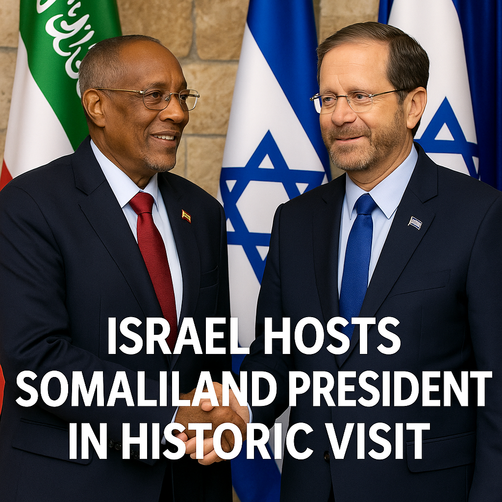Illustration of Israel Hosts Somaliland President in Historic Visit