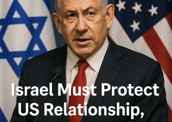 Illustration of Israel Must Protect US Relationship, Says Netanyahu