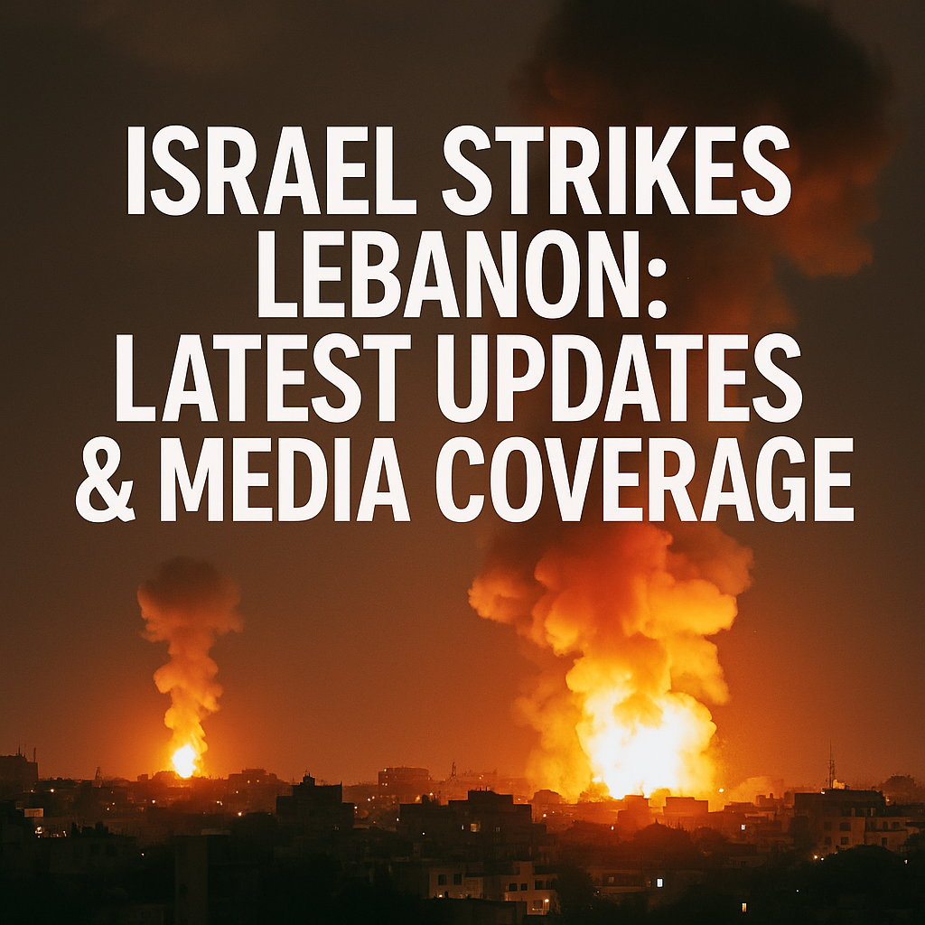 Illustration of Israel Strikes Lebanon: Latest Updates & Media Coverage