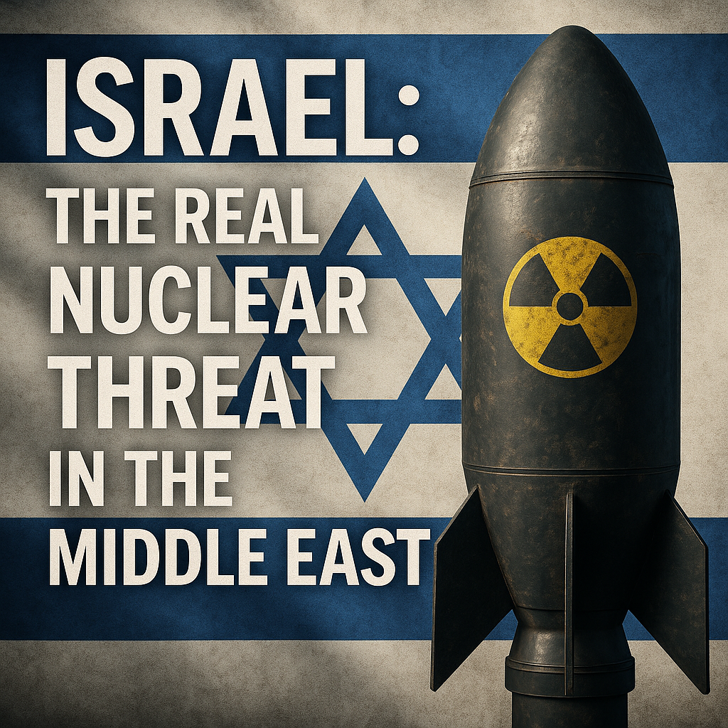 Illustration of Israel: The Real Nuclear Threat in the Middle East