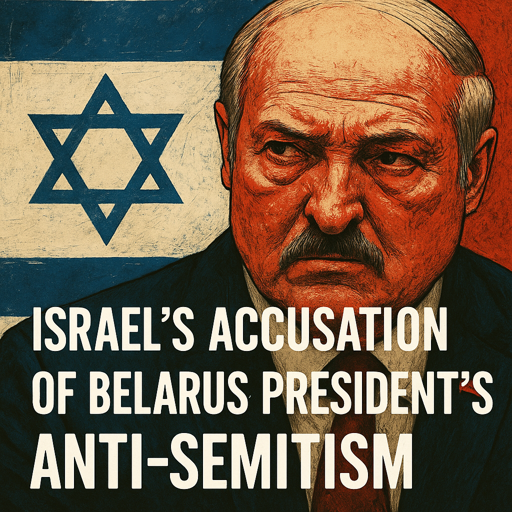Illustration of Israel's Accusation of Belarus President's Anti-Semitism