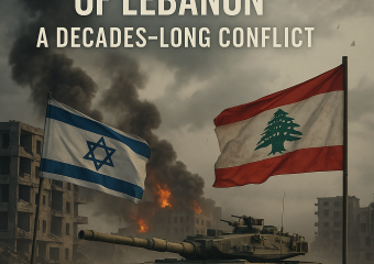 Illustration of Israel's Invasions of Lebanon: A Decades-Long Conflict