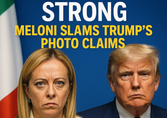 Illustration of Italy Stands Strong: Meloni Slams Trump’s Photo Claims