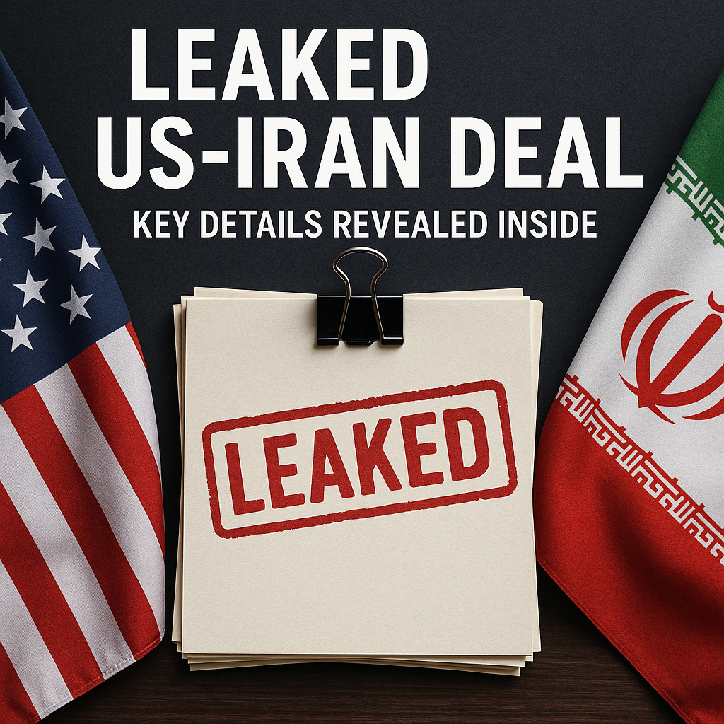 Illustration of Leaked US-Iran Deal: Key Details Revealed Inside