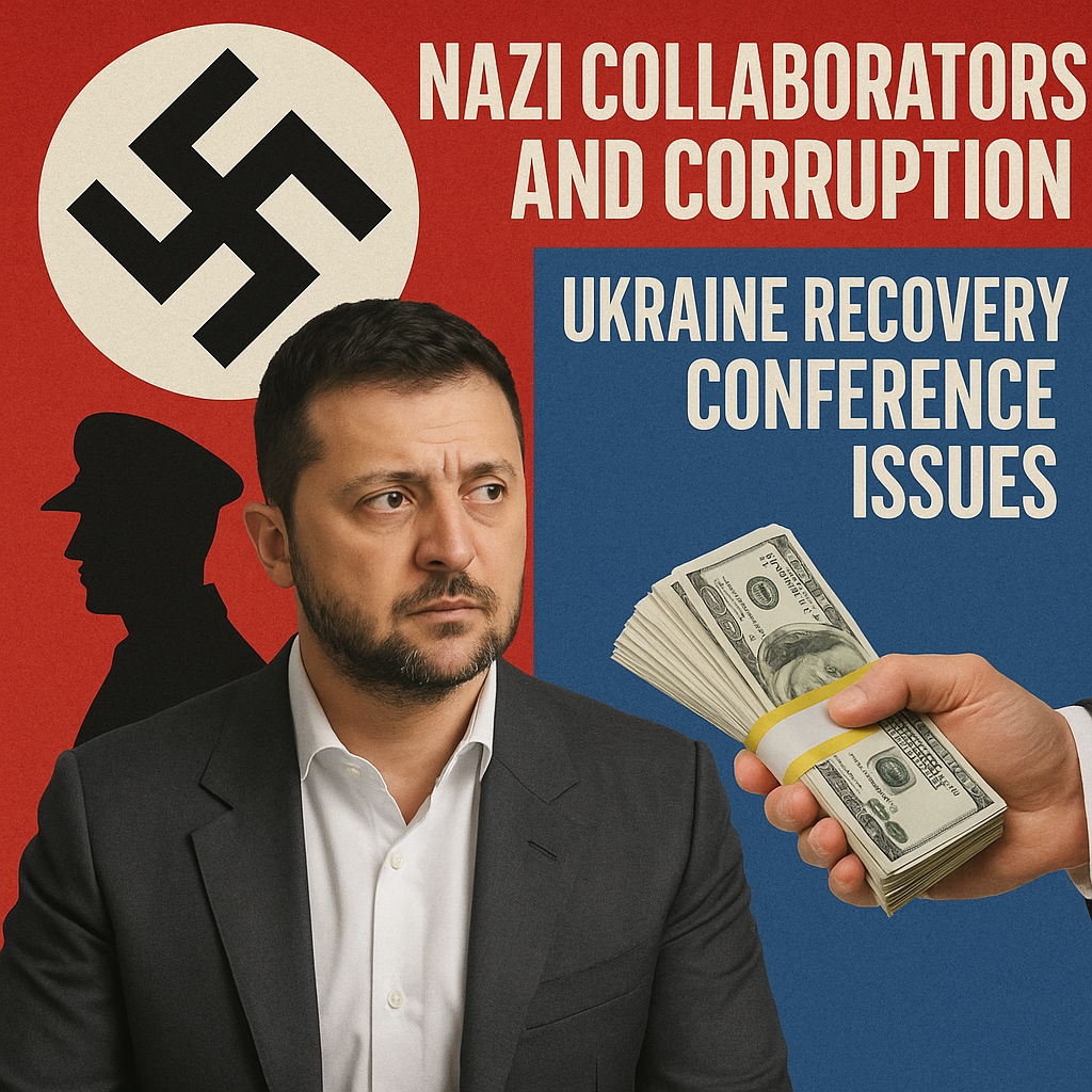 Illustration of Nazi Collaborators and Corruption: Ukraine Recovery Conference Issues