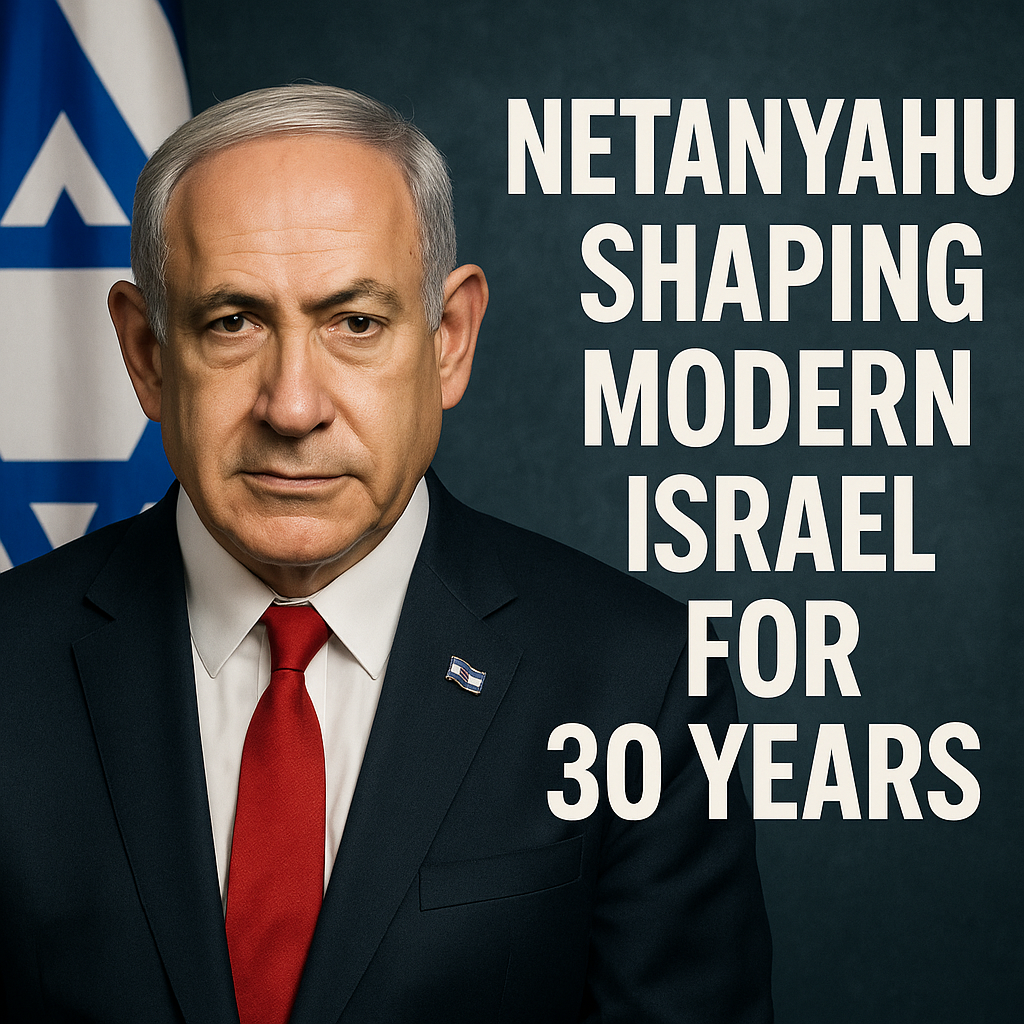 Illustration of Netanyahu: Shaping Modern Israel for 30 Years