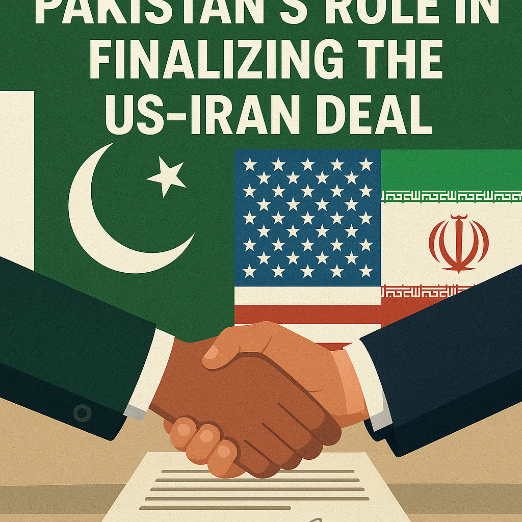 Illustration of Pakistan's Role in Finalizing the US-Iran Deal