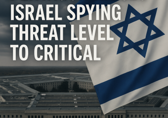 Illustration of Pentagon Raises Israel Spying Threat Level to Critical