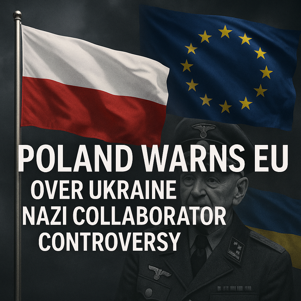 Illustration of Poland Warns EU Over Ukraine Nazi Collaborator Controversy