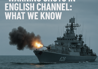 Illustration of Russian Warship Fires Warning Shots in English Channel: What We Know