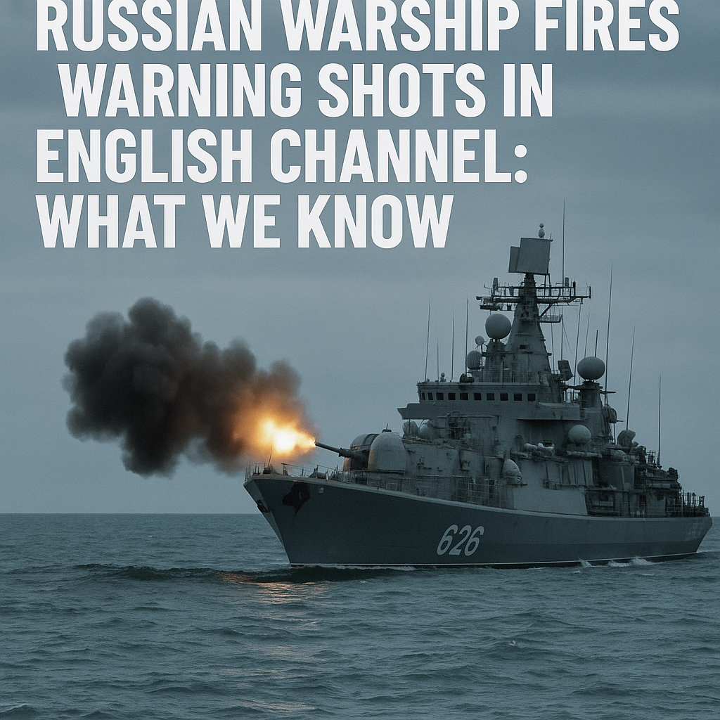 Illustration of Russian Warship Fires Warning Shots in English Channel: What We Know