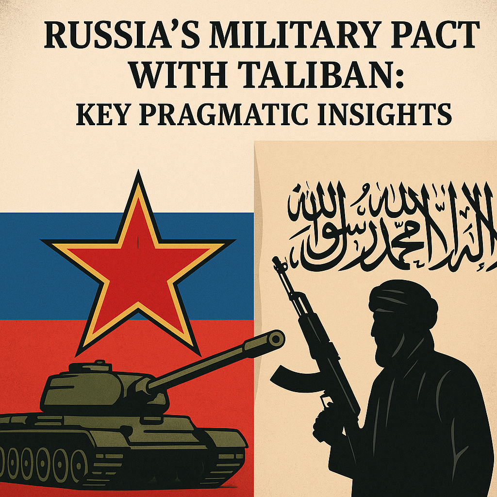 Illustration of Russia's Military Pact with Taliban: Key Pragmatic Insights