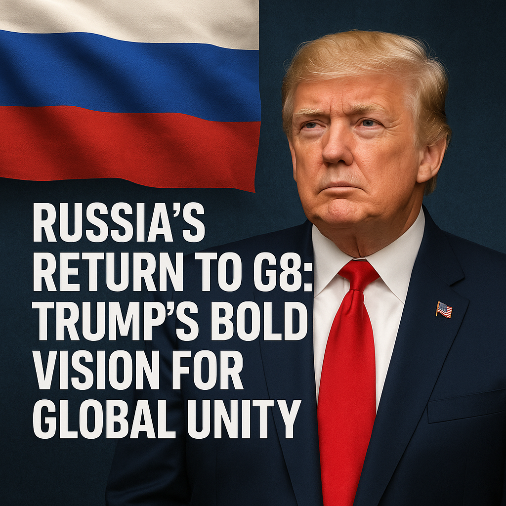 Illustration of Russia's Return to G8: Trump's Bold Vision for Global Unity