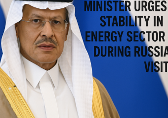 Illustration of Saudi Energy Minister Urges Stability in Energy Sector During Russia Visit