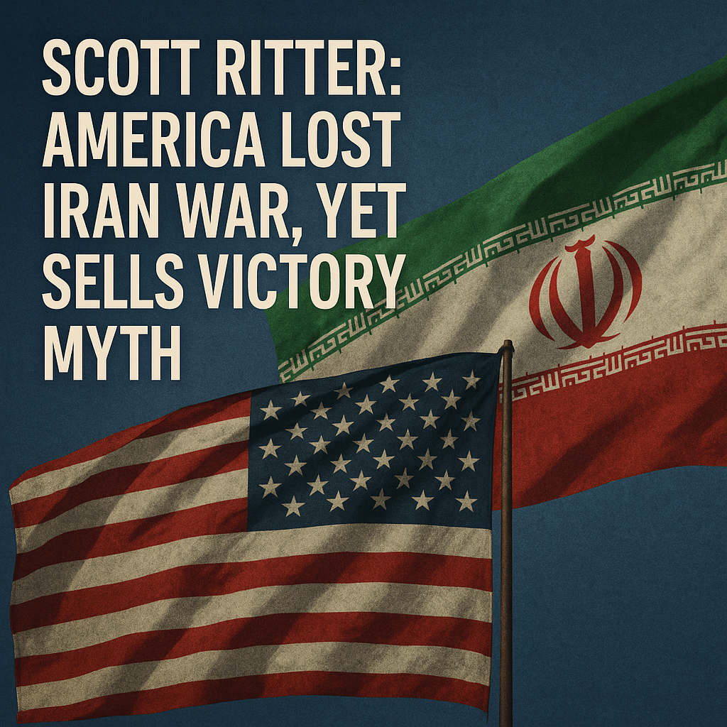 Illustration of Scott Ritter: America Lost Iran War, Yet Sells Victory Myth