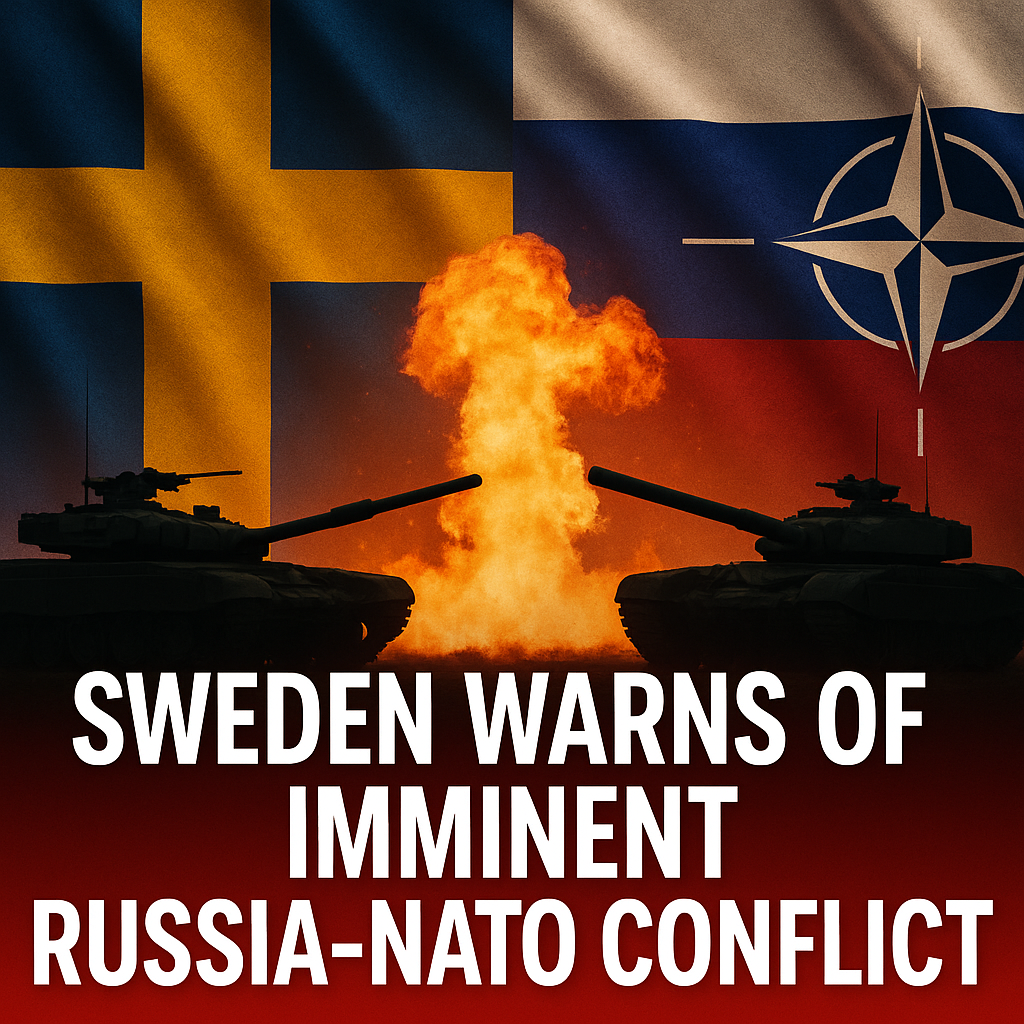 Illustration of Sweden Warns of Imminent Russia-NATO Conflict