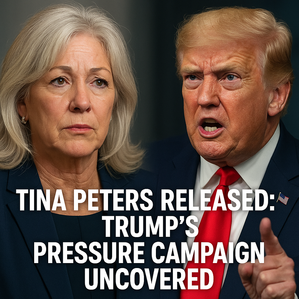 Illustration of Tina Peters Released: Trump’s Pressure Campaign Uncovered