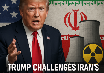 Illustration of Trump Challenges Iran's Rejection of Nuclear Inspectors