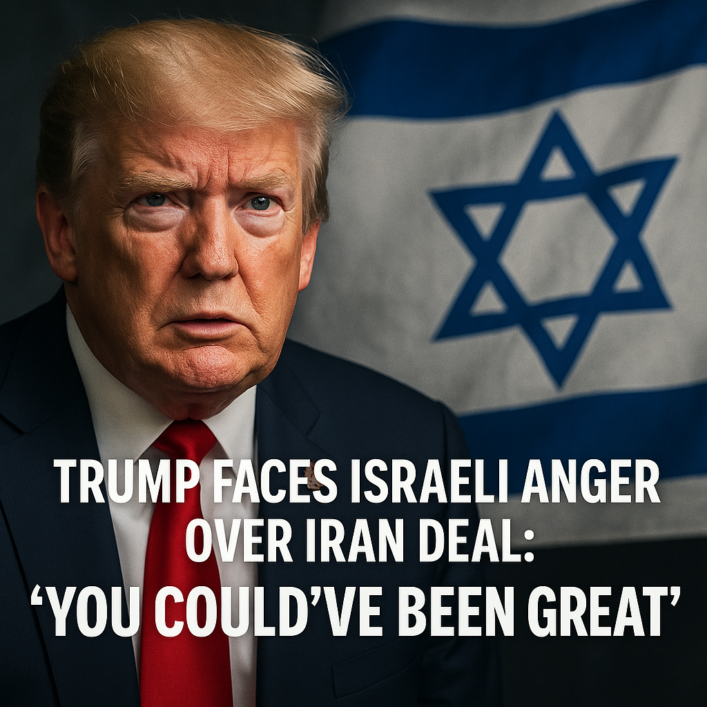 Illustration of Trump Faces Israeli Anger Over Iran Deal: You Could've Been Great